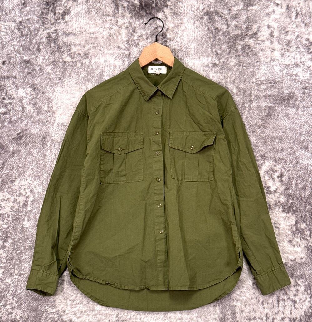 Alex Mill Top Small Womens Keeper Oversized Button Shirt